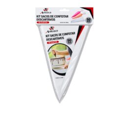 Kit Saco Confeiteiro C/50pcs Pq