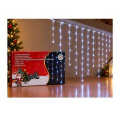 Pisca Cascata 200 Leds Branco Frio Fio Branco