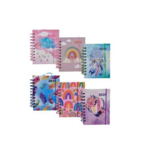 Agenda Espiral 2025 Decor Pq
