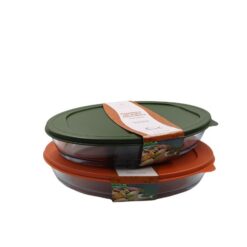 Assadeira Oval Vidro 3lts C/tampa