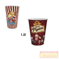Balde Pipoca Plast 1,5l