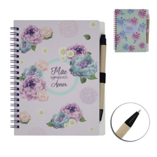 Bloco Anotacoes 140fls C/caneta Mae