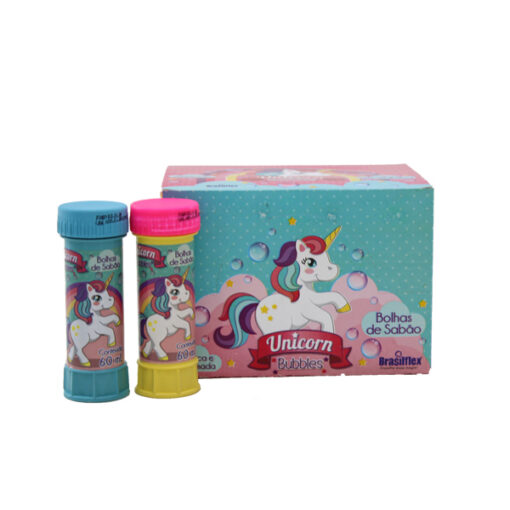 Bolha Sabao 60ml Avulsa Unicornio
