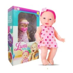 Boneca Luni Baby C/ Chupeta