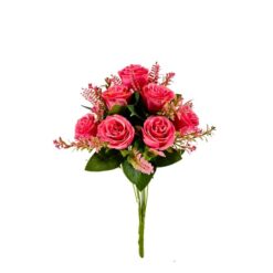 Buque Botao Rosa C/10 42cm