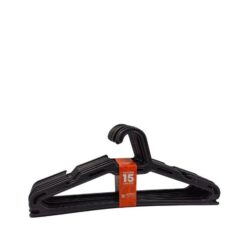 Cabide Preto Plast C/15