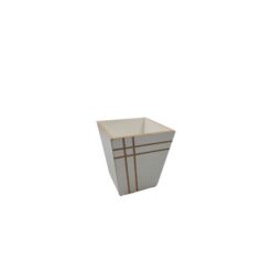 Cachepo Mdf Conico Frezado
