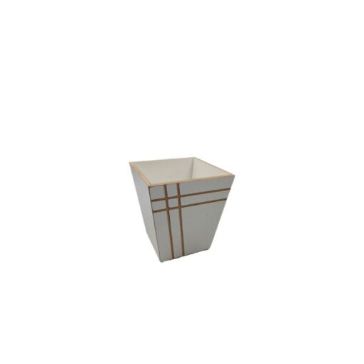 Cachepo Mdf Conico Frezado