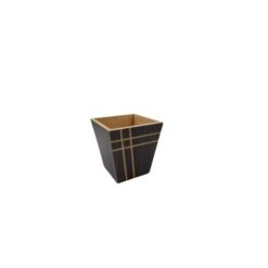 Cachepo Mdf Conico Frezado