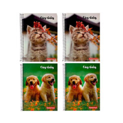 Caderno 80fls Univ Esp C/d Caes E Gatos