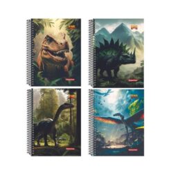 Caderno 80fls Univ Esp C/d Dino