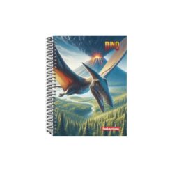 Caderno 96fls 1/4 Esp C/d Dino