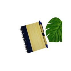 Caderno P/ Anotacao  Espiral C/ Caneta Pq