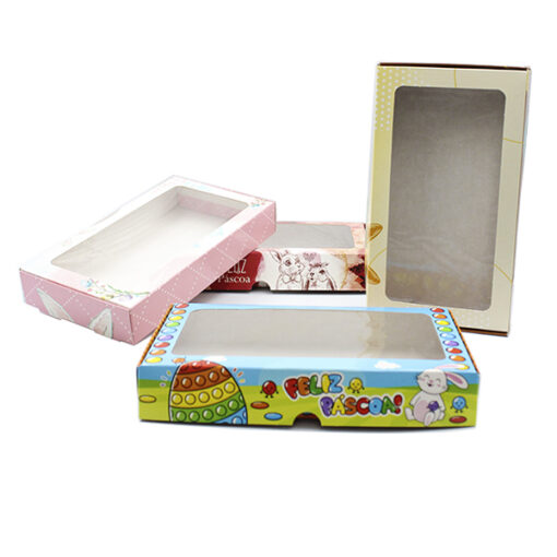 Caixa Papelao Pascoa C/visor