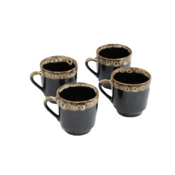 Caneca Porcelana Borda 200ml