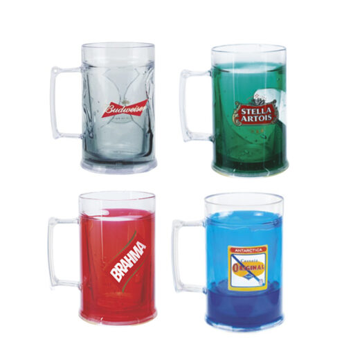 Caneca Chopp Acrilica C/gel Sort