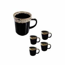 Caneca Porcelana Borda 220ml