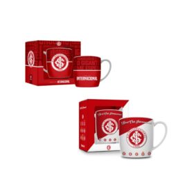 Caneca Porcelana 300ml Inter C/cx