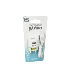 Carregador  Rapido 3.6 A  C/ Cabo Iphone