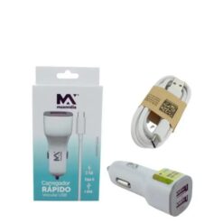 Carregador Usb P/carro 2.4a V8