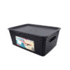 Cesto Organizador Rattan C/tampa Md
