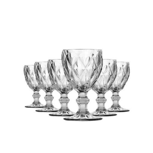 Conj Taca Vd Diamante C/06 340ml