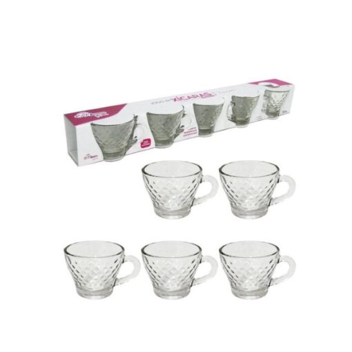 Conj Xicara Vd Morroco Diamante 90ml C/05