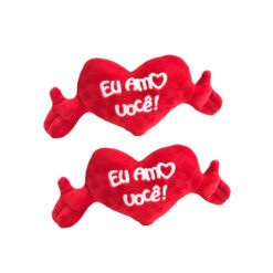Coracao Pelucia Md C/mao 51cm
