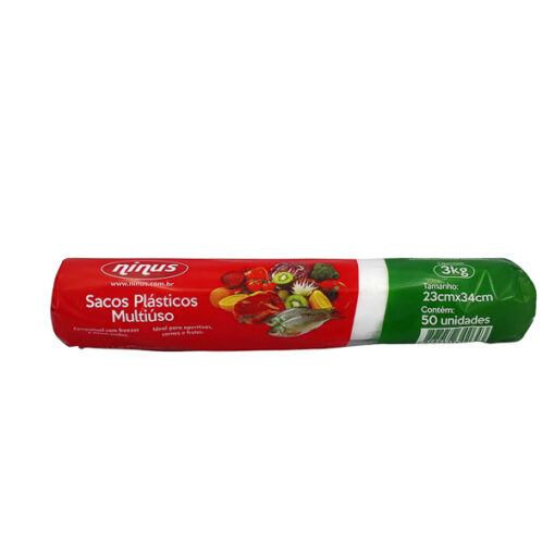Embalagem Plast P/alim. C/50 3kg/23x34