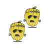 Enfeite Halloween Abobora Frankenstein Mad