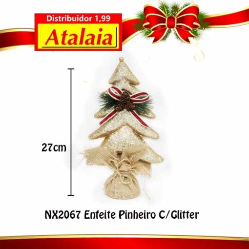 Nx2067 Enfeite Pinheiro Decorado