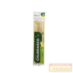 Espetinho Bambu P/churrasco 30cm C/50