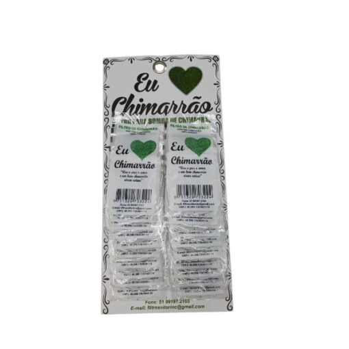 Filtro Bomba Chimarrao C/02 Cartela C/20 Pcts