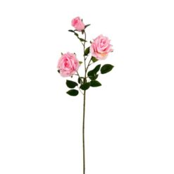 Galho Botao Rosa 90cm