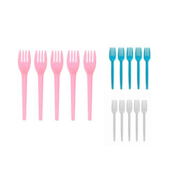Garfo Plast  Color C/15pcs