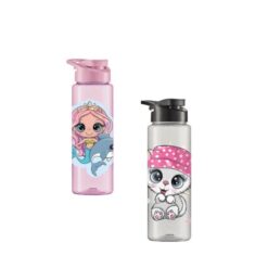 Garrafa Plast Inf Color Gliter 750ml