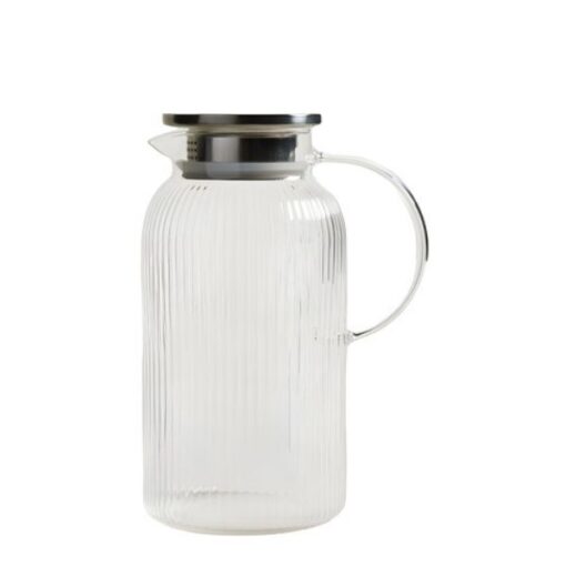 Jarra Vd Canelada C/ Tampa Inox Elegance 1,8l