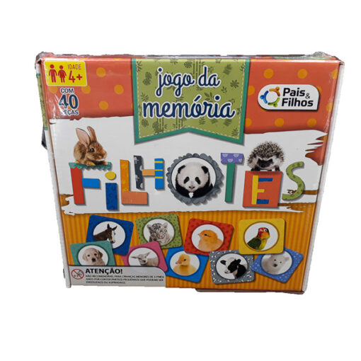 Jogo Memoria 40/54pcs Pais E Filhos Sort. - Imagem 3