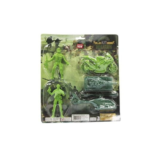 Kit Bonecos/veiculos Plast Militar
