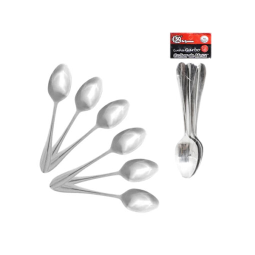 Kit Colher Mesa Inox C/06