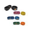 Kit Comedouro Duplo/simples Plast C/02pcs