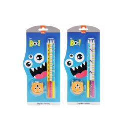 Kit Escolar Lapis+borracha 04pcs