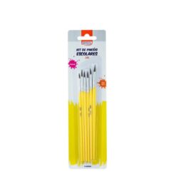Kit Pincel Escolar C/06pcs