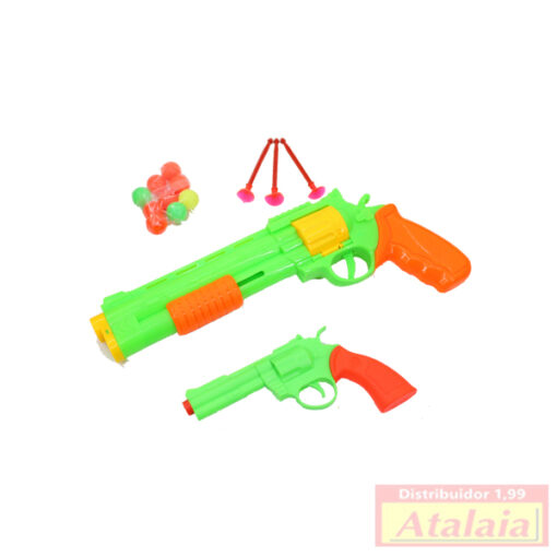 Kit Pistola Lanca Bolinha/ventosa