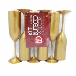 Kit Taca Champagne Plast. C/04pcs