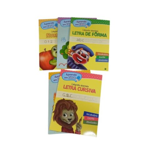 Livro Aprenda Em Casa Caligrafia Divertida  Sort