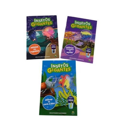 Livro Atividades Insetos Gigantes Cresce Na Agua Sort