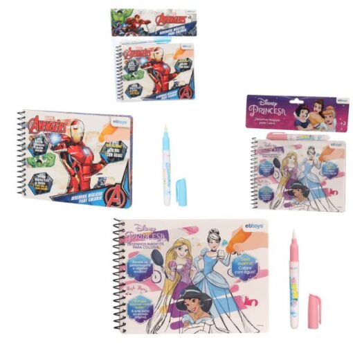 Livro Magico P/ Colorir Personagens