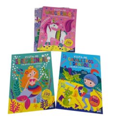Livro P/ Colorir Vista-me C/ Adesivos Sort