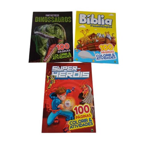 Livro P/ Colorir/atividades 100 Paginas Sort